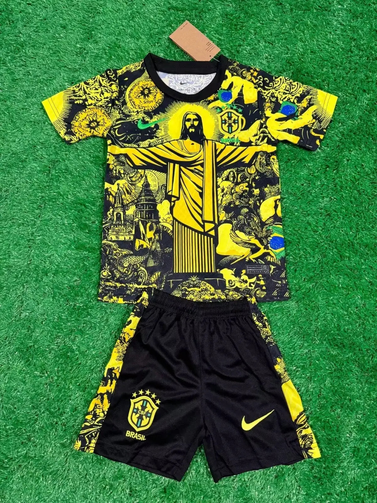 24/25 Ensemble Enfant Brésil Jaune Spécial - MaillotKing