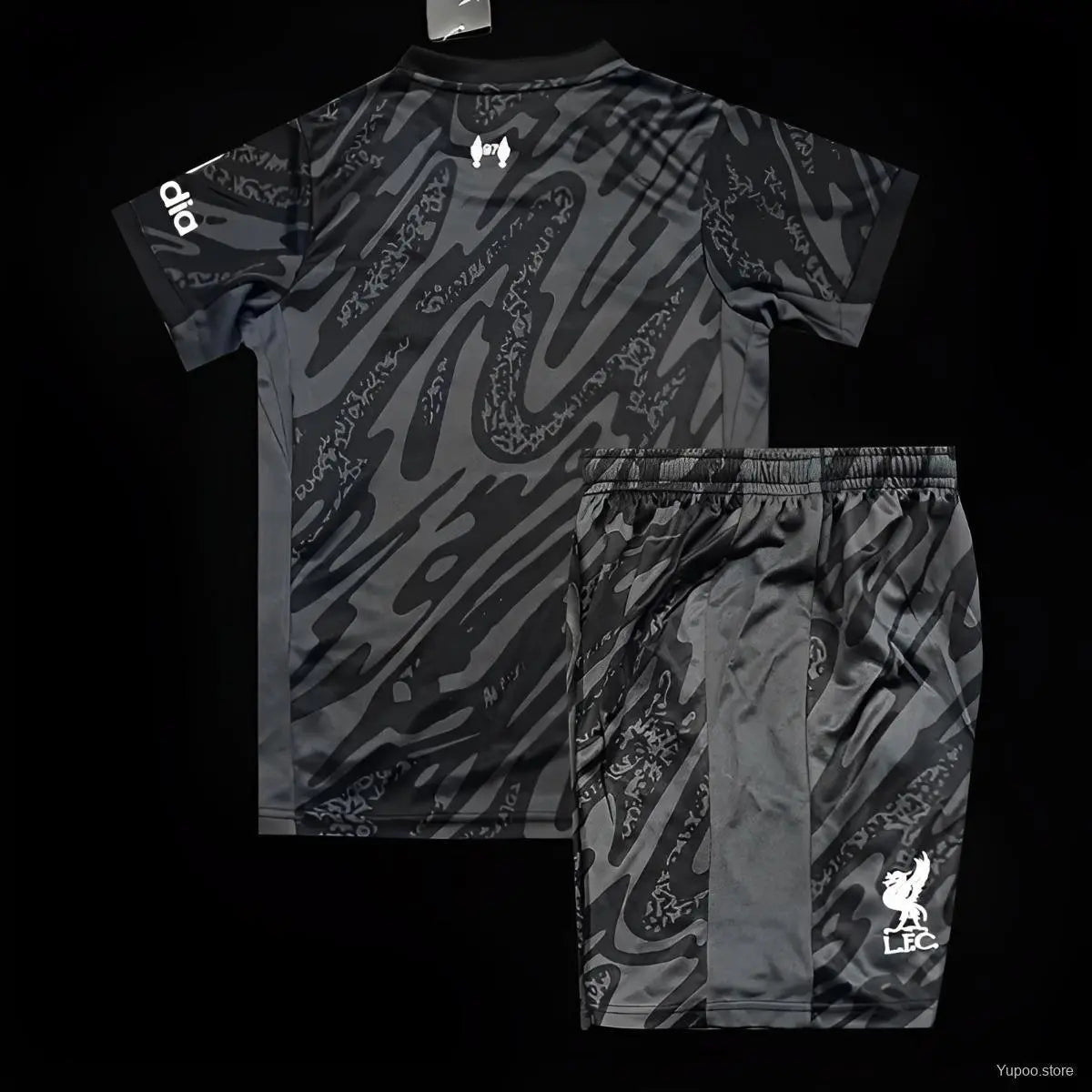 24/25 Ensemble Enfant Liverpool Black Goalkeeper - MaillotKing