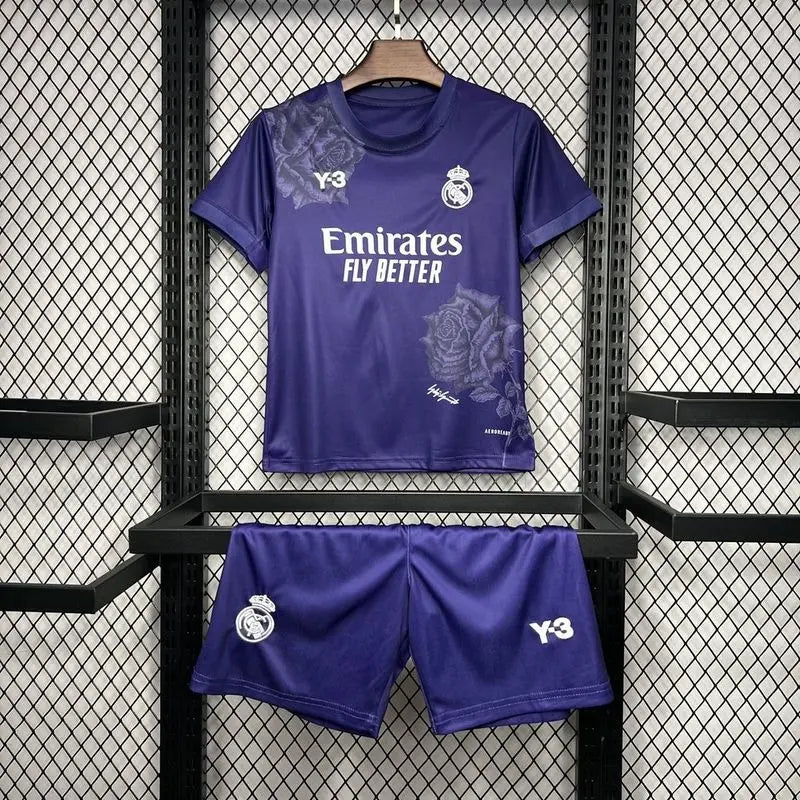 24/25 Ensemble Enfant Real Madrid Violet - MaillotKing
