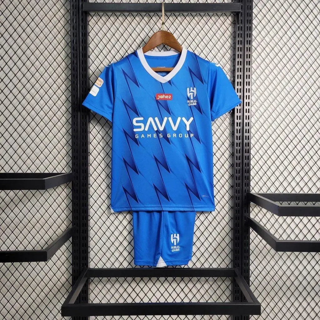 Arabie Saoudite Al-Hilal maillot Domicile ensemble Enfant 2023 2024 L'Univers Du Maillot