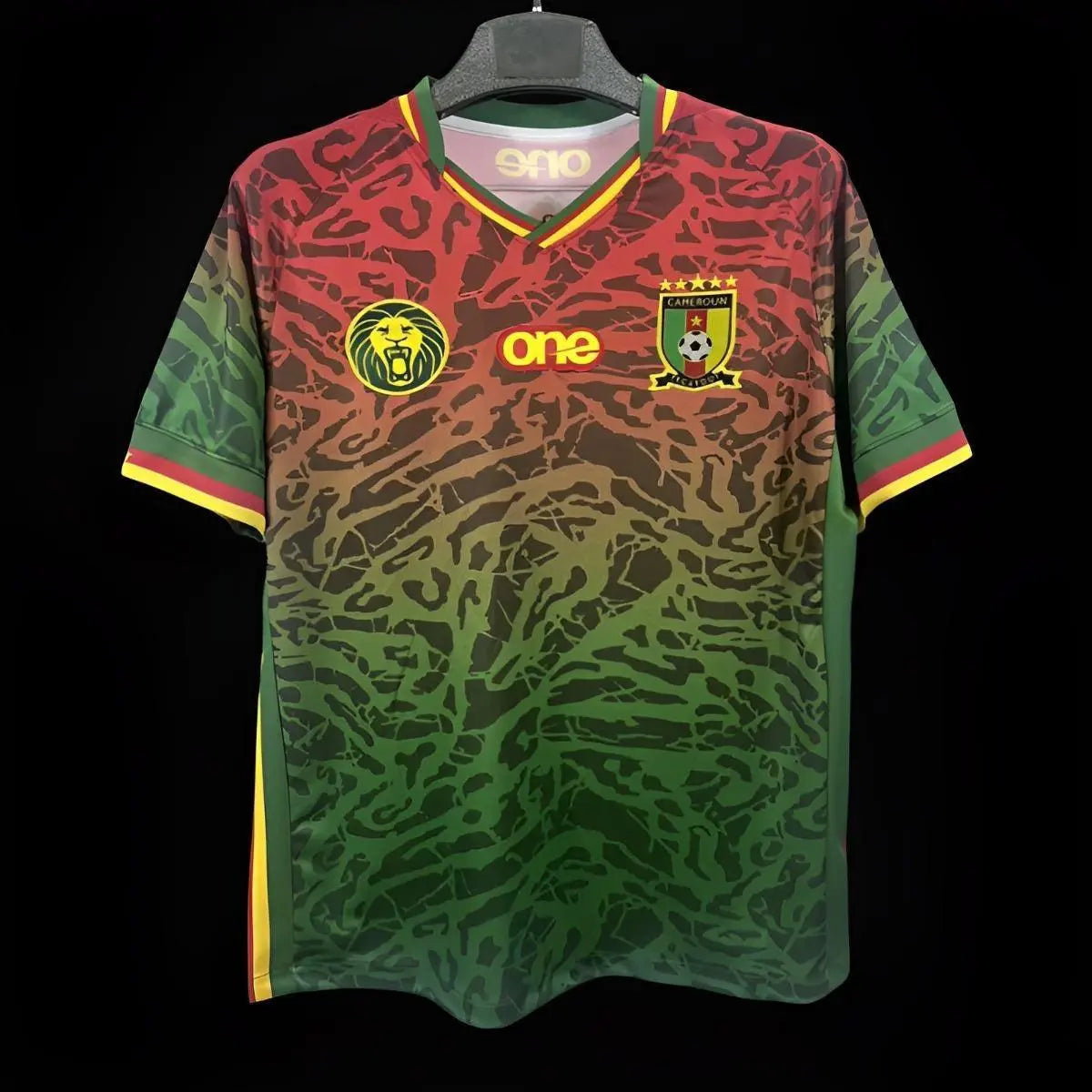 Cameroun maillot entraînement Rouge et Vert 2023 2024 - MaillotKing