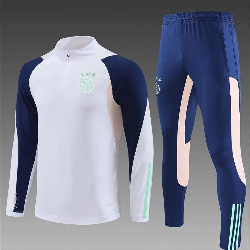 Ensemble Ajax Blanc-Bleu 2023 2024 L'Univers Du Maillot