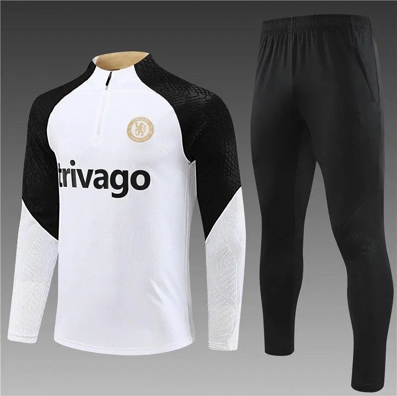 Ensemble Chelsea Blanc-Noir 2023 2024 L'Univers Du Maillot