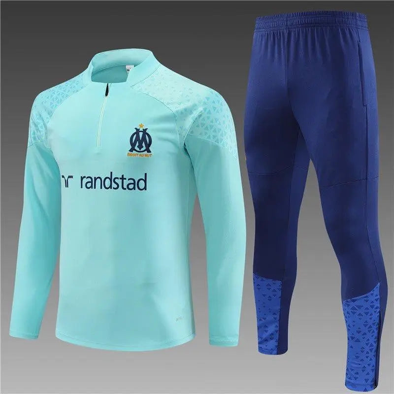 Ensemble Olympique de Marseille Bleu Clair 2023 2024 L'Univers Du Maillot