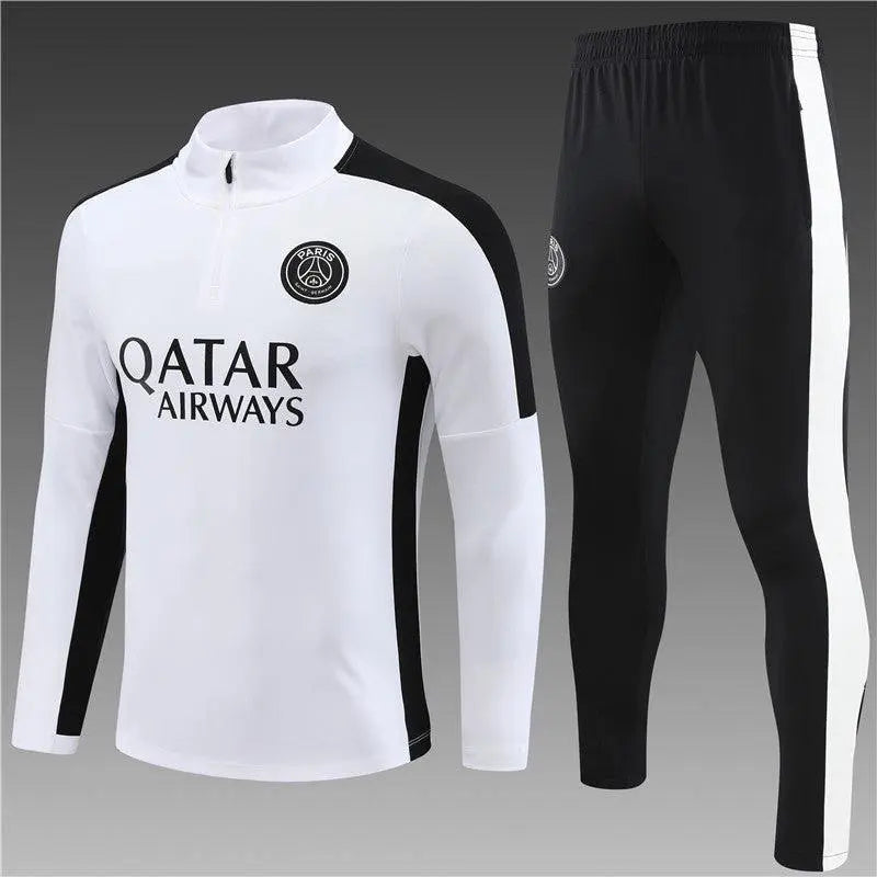 Ensemble PSG Blanc-Noir 2023 2024 - MaillotKing