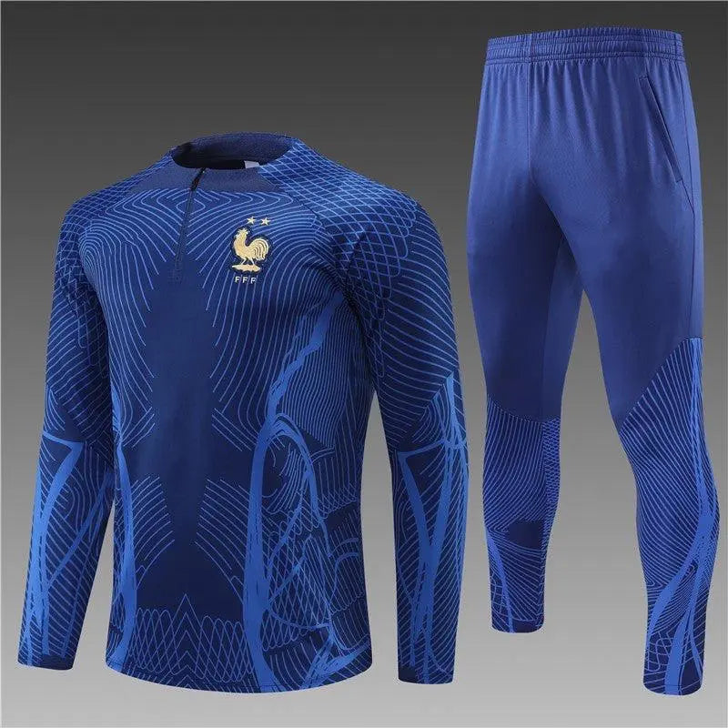 Ensemble Équipe de France Bleu Clair-Foncé 2022 2023 L'Univers Du Maillot