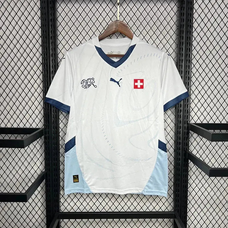 MAILLOT SUISSE EXTÉRIEUR 2024/25 - MaillotKing