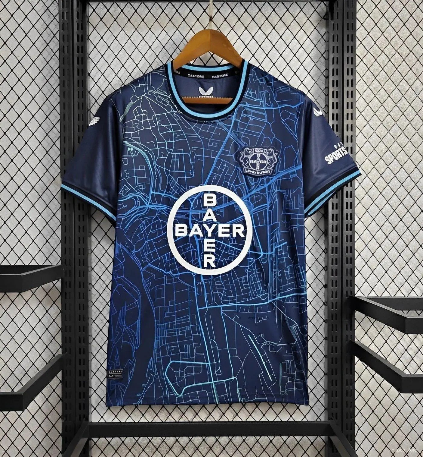 Maillot 24/25 Bayer 04 Leverkusen Charcoal Bleu - MaillotKing