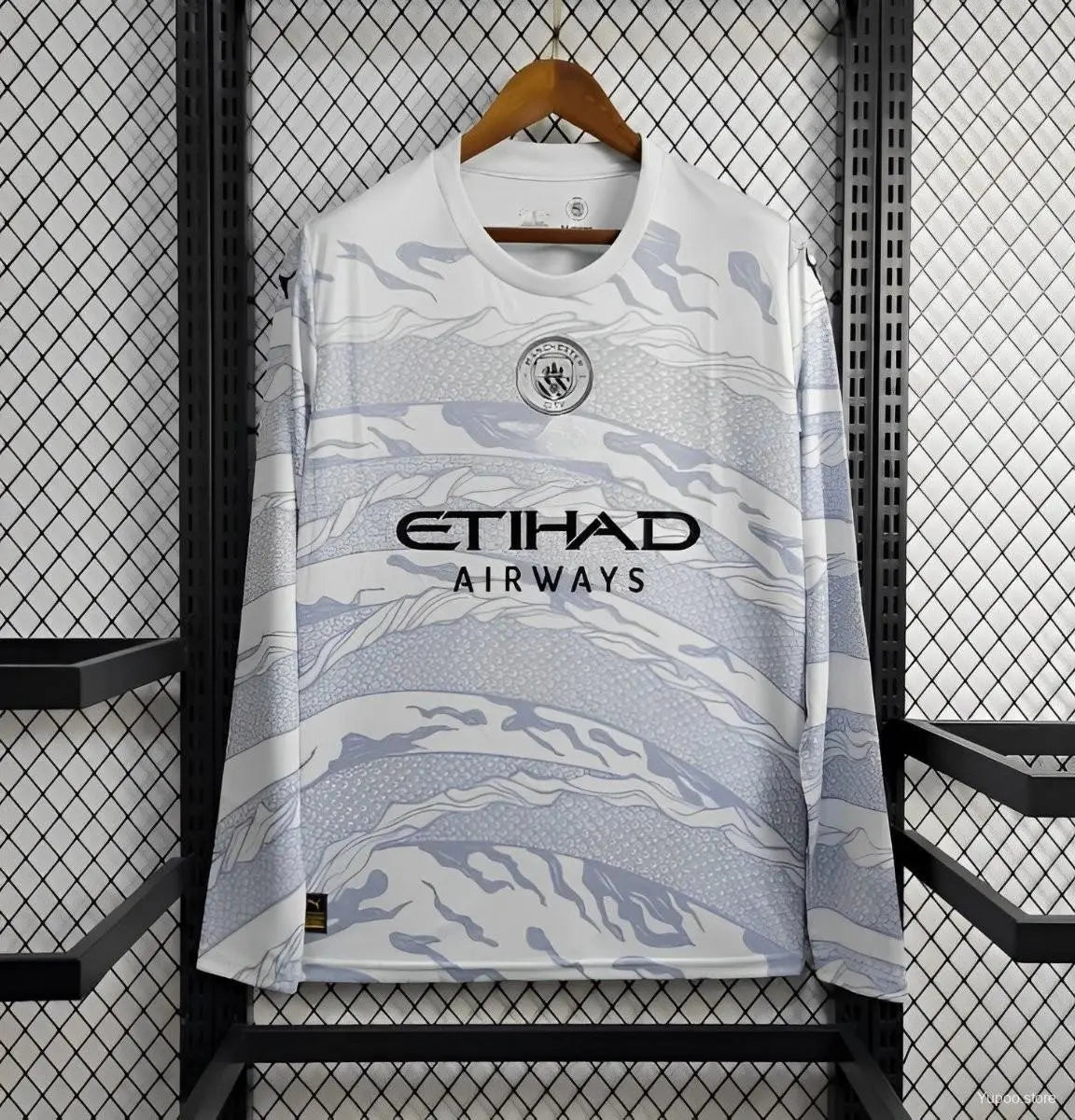 Maillot 24/25 Manchester City Puma Dragon Blanc Long - MaillotKing