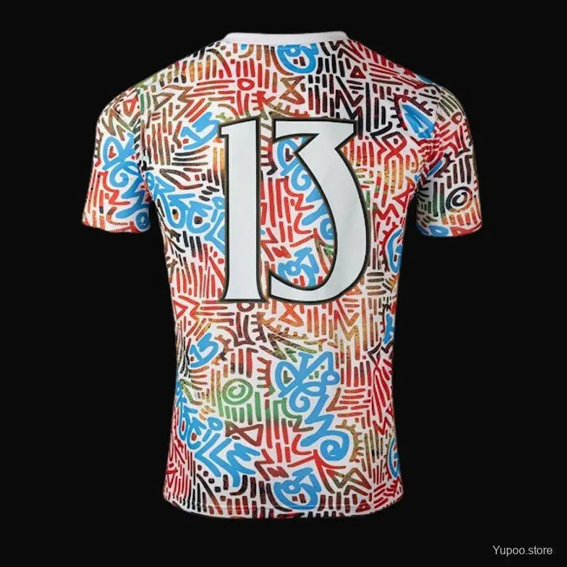 Maillot 24/25 Olympique Marseille Africa Blanc - MaillotKing