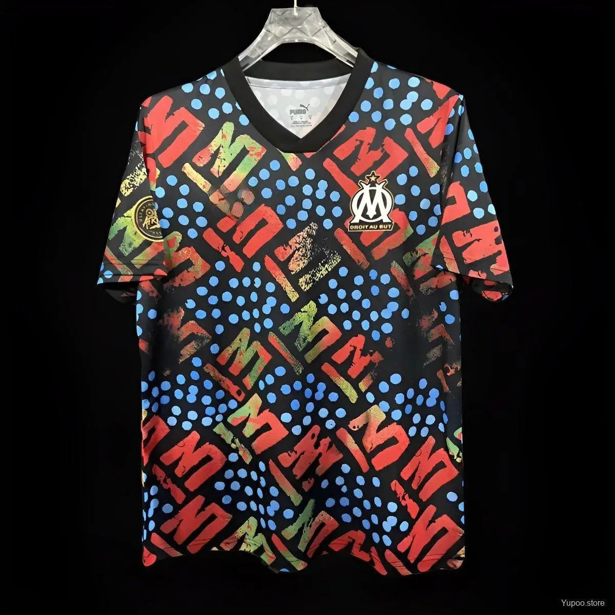 Maillot 24/25 Olympique Marseille Africa Noir - MaillotKing