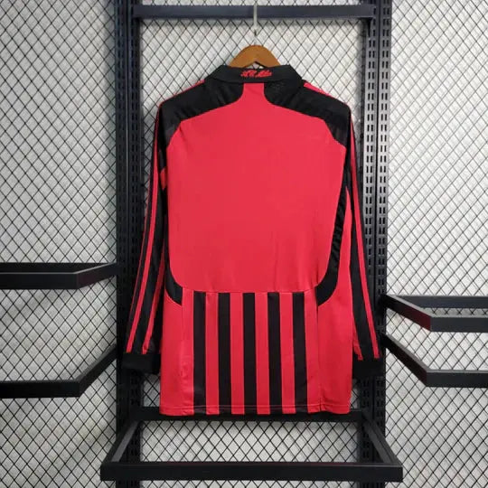 Maillot AC Milan Retro 2007 2008 Manche Longue - MaillotKing