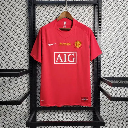 Maillot Manchester United saison 2007-2008 domicile rétro - MaillotKing