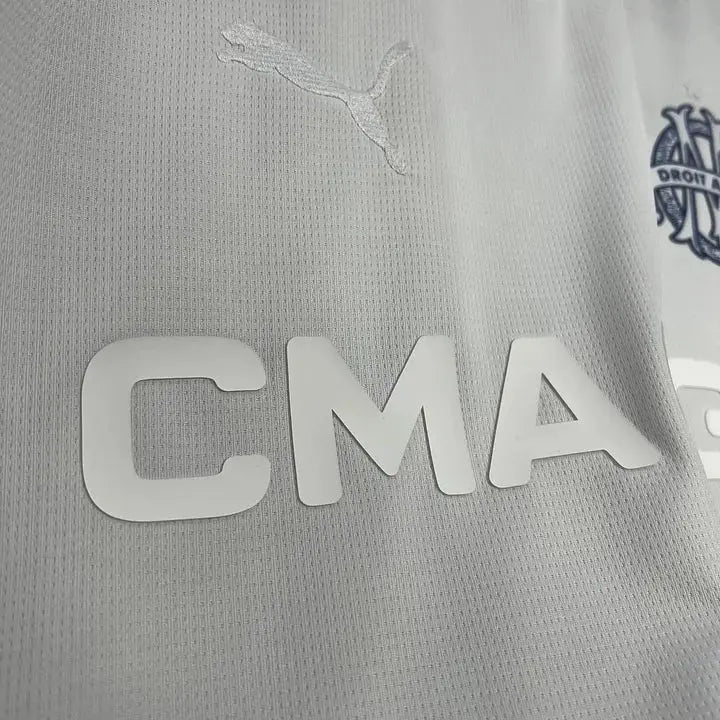Maillot Olympique de Marseille foot 125 ans 2024 2025 OM blanc - MaillotKing