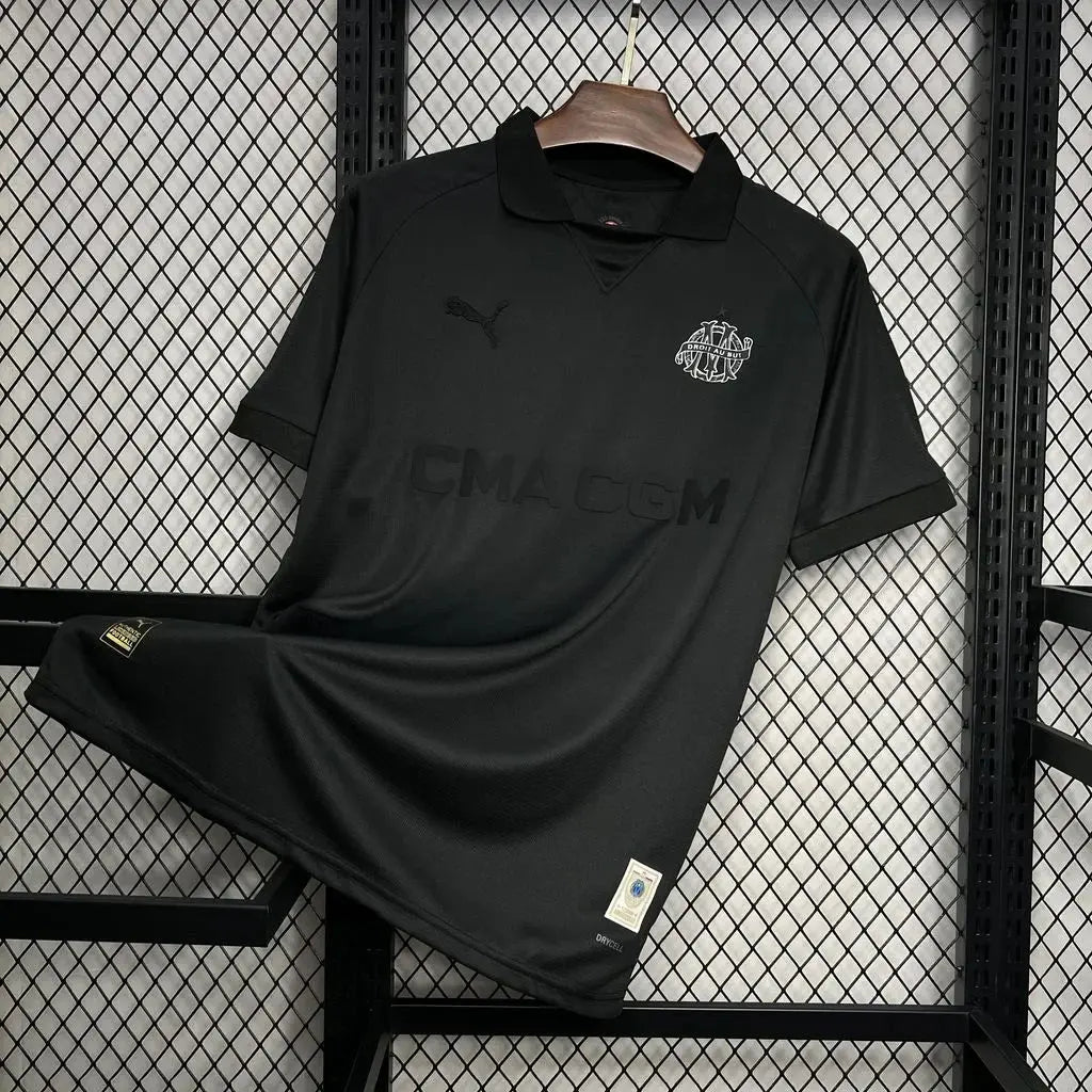 Maillot Olympique de Marseille foot 125 ans 2024 2025 OM noir - MaillotKing