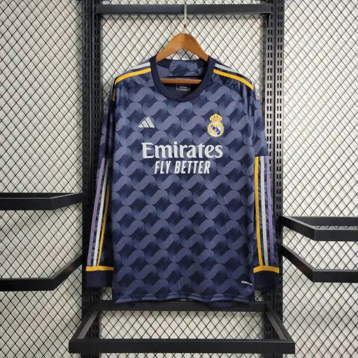 Maillot Real Madrid Extérieur2023 2024 manches longues - MaillotKing