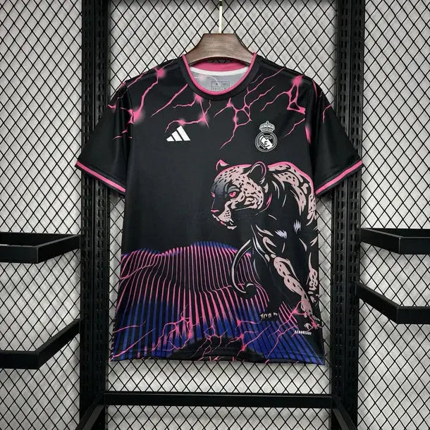 Maillot Real Madrid Noir Rose Panther 2024/25 - MaillotKing