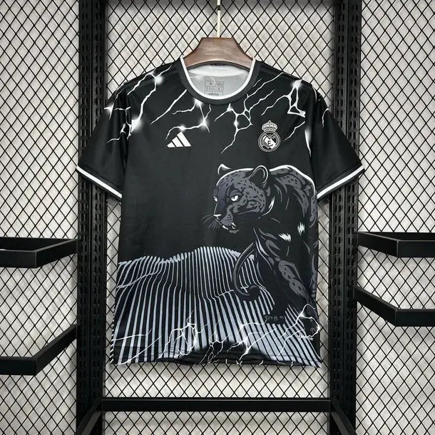 Maillot Real Madrid Noir & Gris Panther 2024/25 - MaillotKing