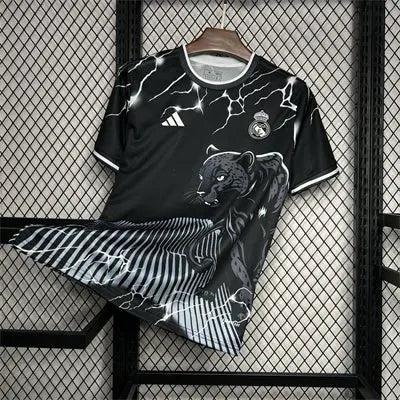 Maillot Real Madrid Noir & Gris Panther 2024/25 - MaillotKing