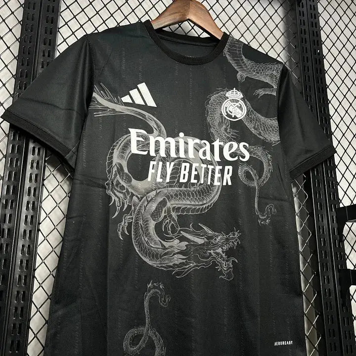 Maillot Real Madrid foot 2024 2025 Noir - MaillotKing