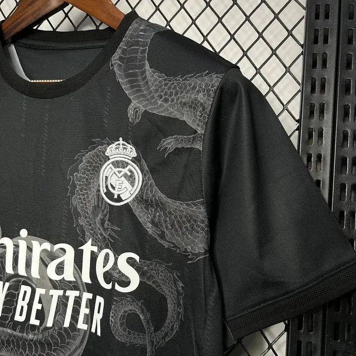 Maillot Real Madrid foot 2024 2025 Noir - MaillotKing