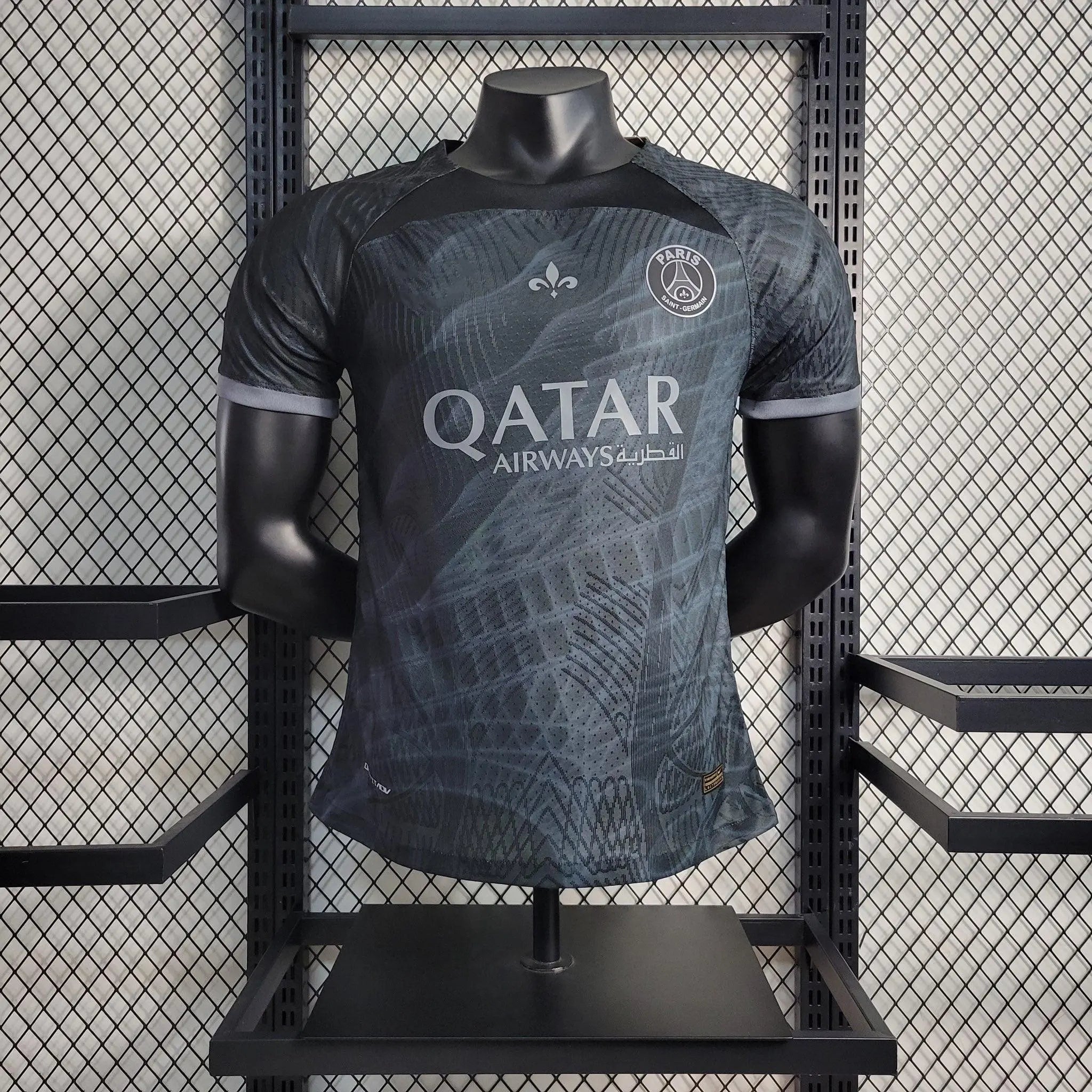 PSG maillot Édition spéciale Noir version Player 2023 2024 - MaillotKing
