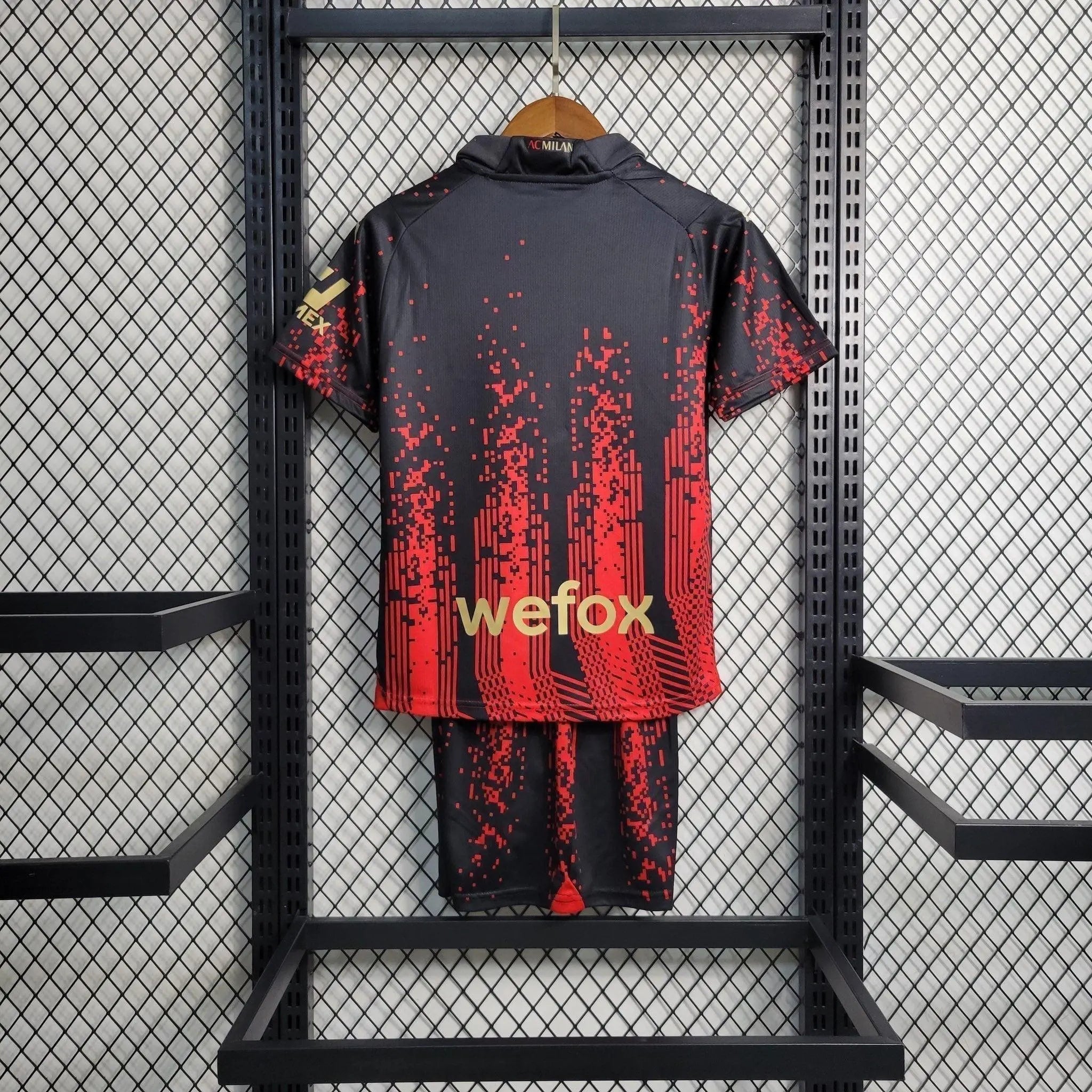 AC Milan maillot Extérieur ensemble Enfant 2023/2024 - MaillotKing