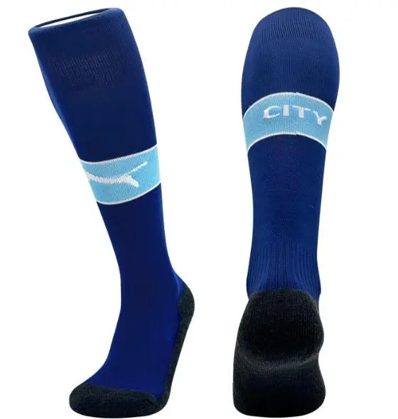 Chaussettes Manchester City Domicile - MaillotKing