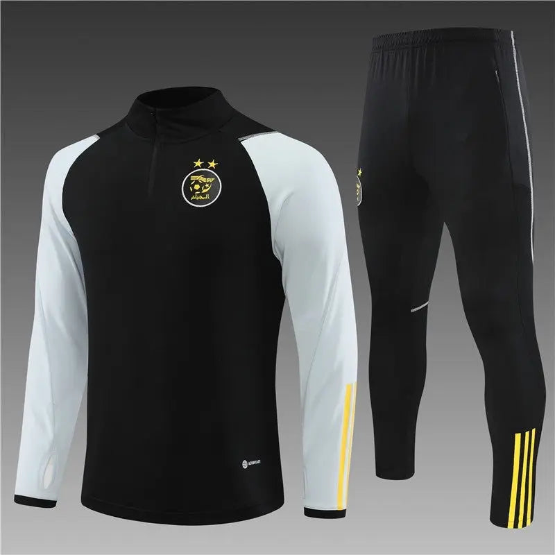 Ensemble Algérie Noir-Blanc 2023 2024 - MaillotKing
