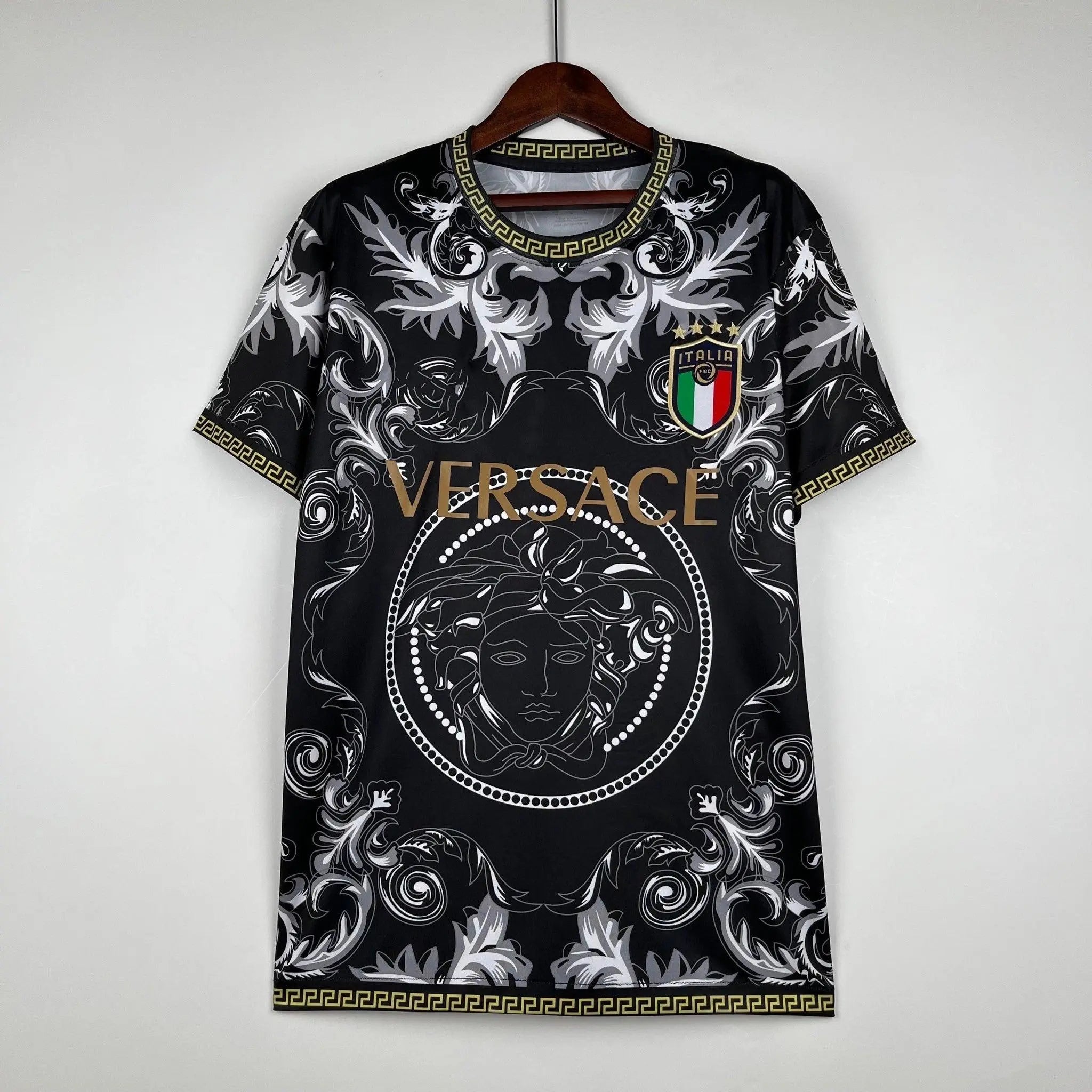 Italy Concept Noir Doré 2023 2024 - MaillotKing