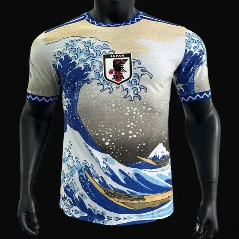 Japon maillot Édition « La Grande Vague de Kanagawa » 2023 2024 - MaillotKing