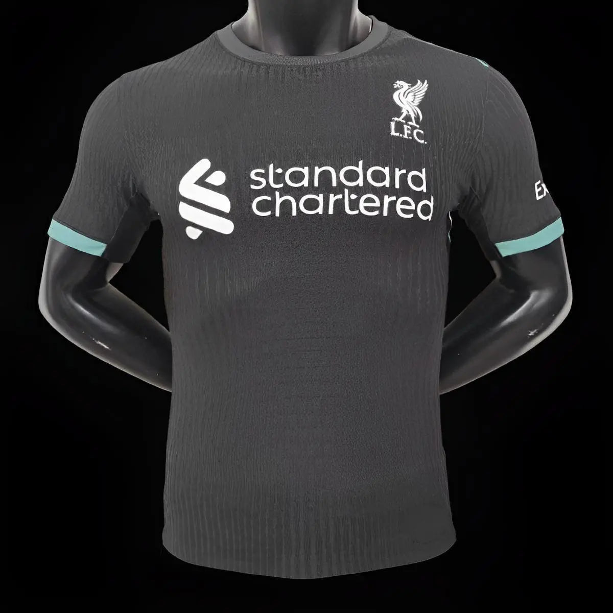 Liverpool maillot extérieur version Player Totalement Noir 2023 2024 - MaillotKing