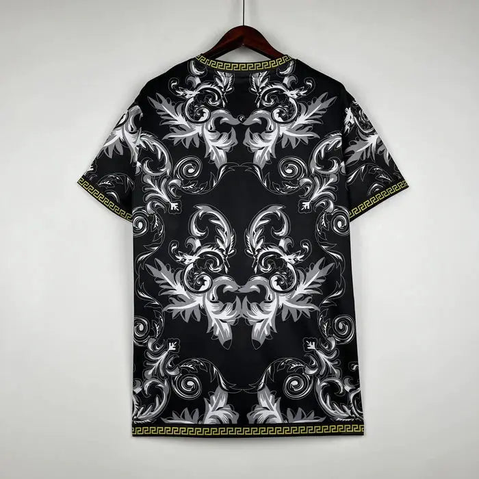 Maillot Italie saison 2023-2024 collab Versace noir - MaillotKing