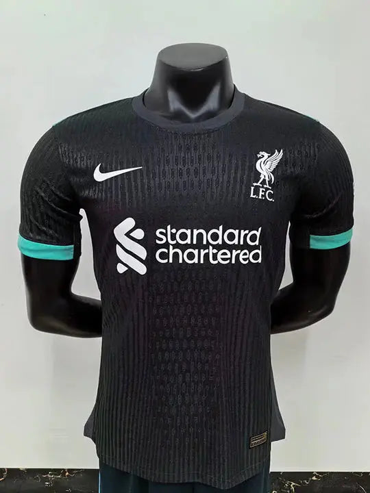 Maillot Liverpool saison 2023-2024 extérieur version player totalement noir - MaillotKing