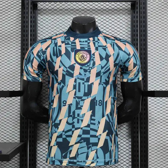 Maillot Manchester City Blue Retro Style Special Edition Shirt 24-25 - MaillotKing