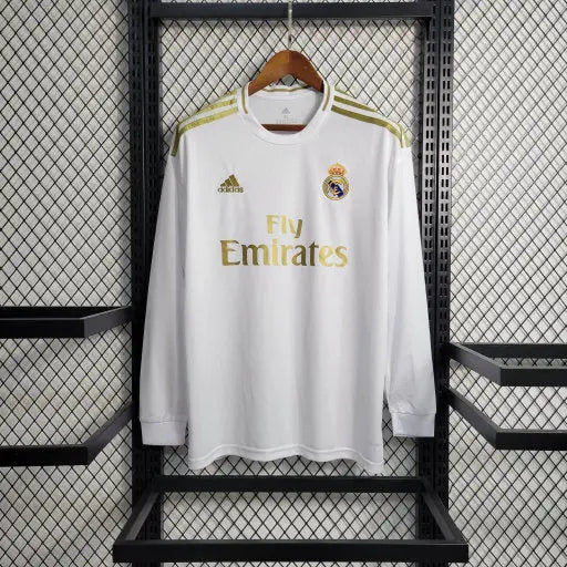 Maillot Real Madrid 2019 2020 manches longues retro - MaillotKing
