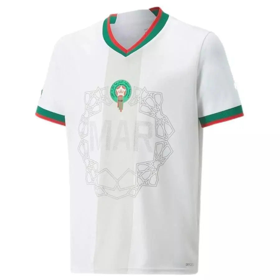 Maroc maillot Coupe Du Monde Blanc 2022 - MaillotKing