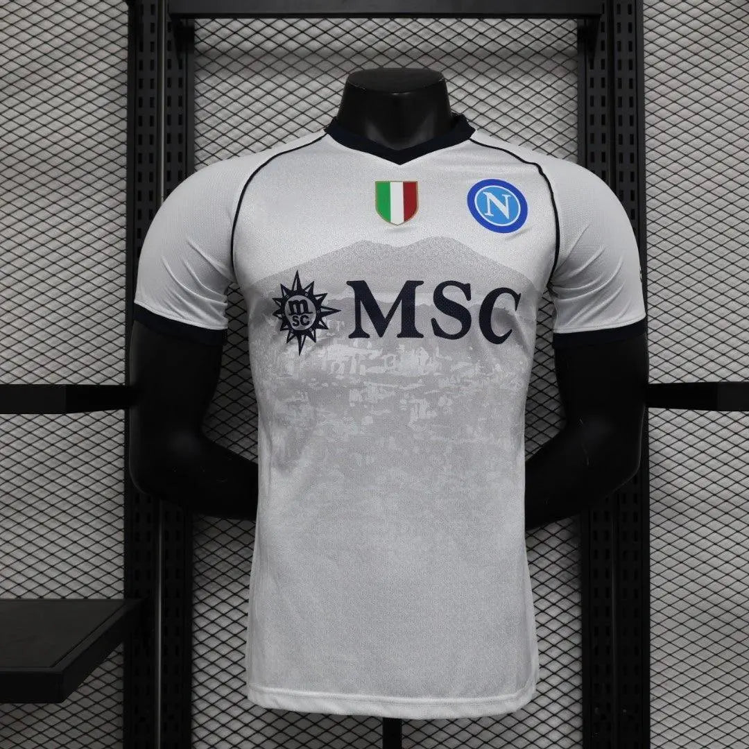 Naples maillot Édition spéciale version Player Blanc 2023 2024 - MaillotKing